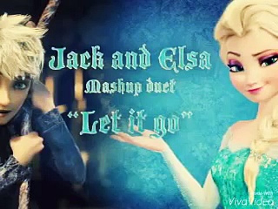 Elsa e jack frost ou rapunzel e jack frost