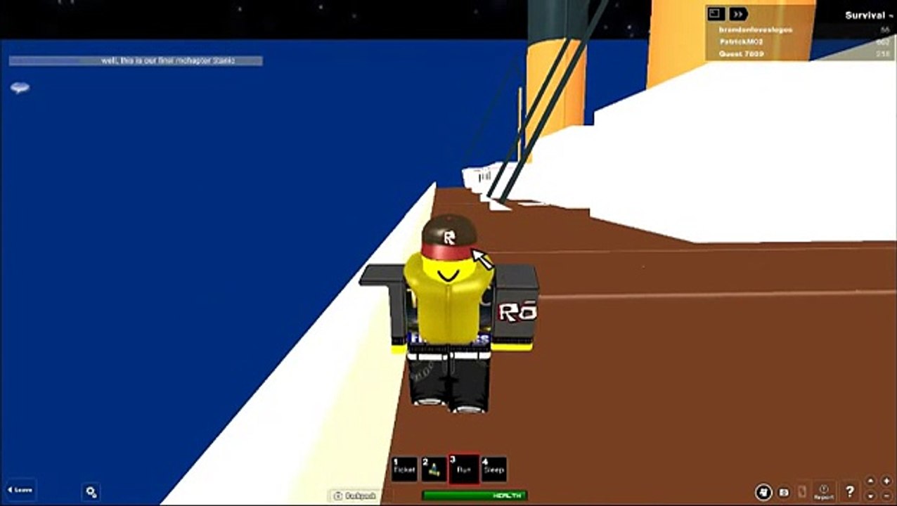 roblox, realistic titanic sinking