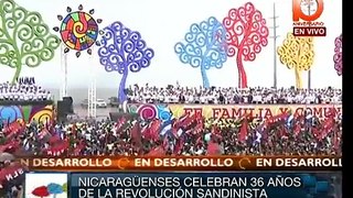 Nicaragua: Daniel Ortega preside festejos del triunfo sandinista