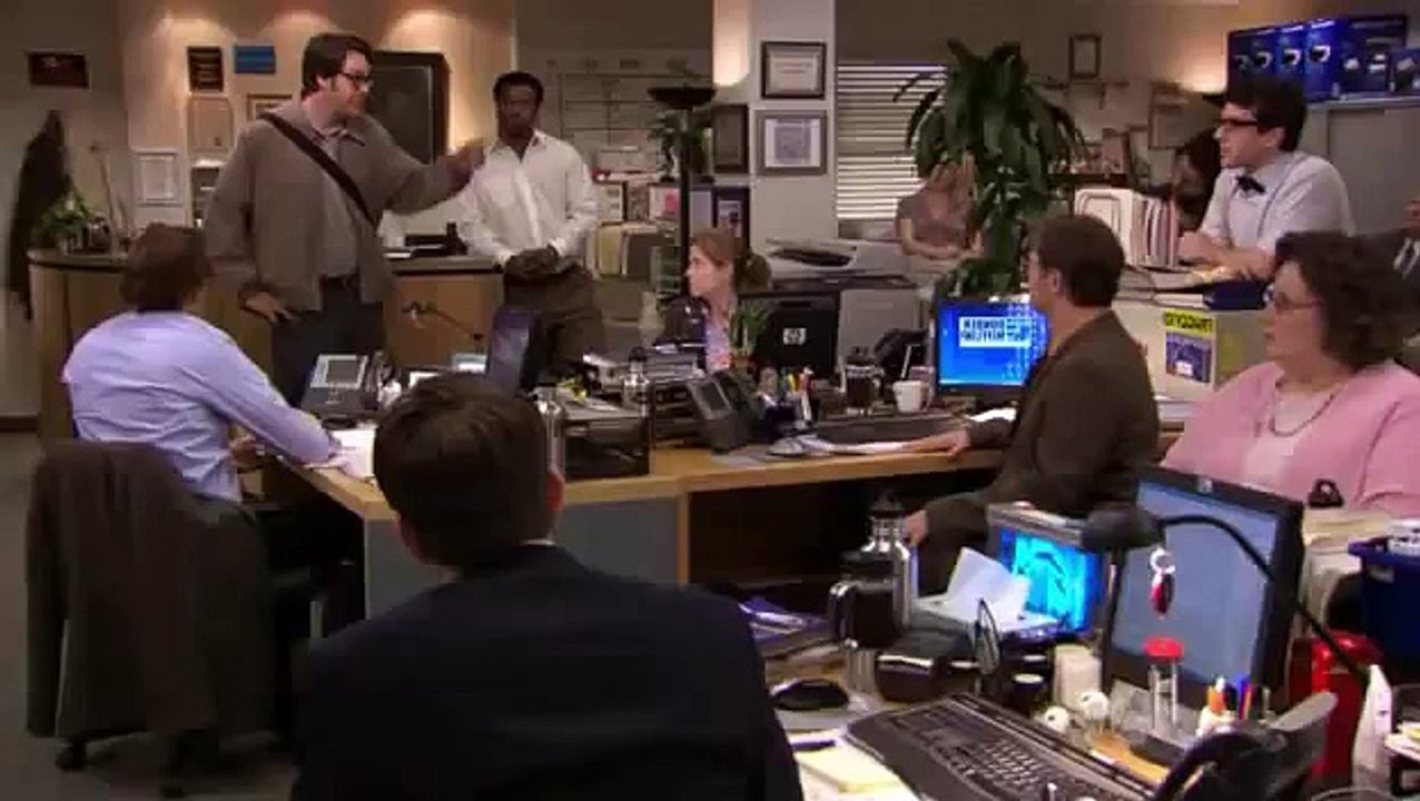 The Office: Nick the IT guy is mad