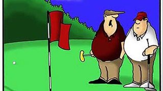 cartoon golfers funny golf