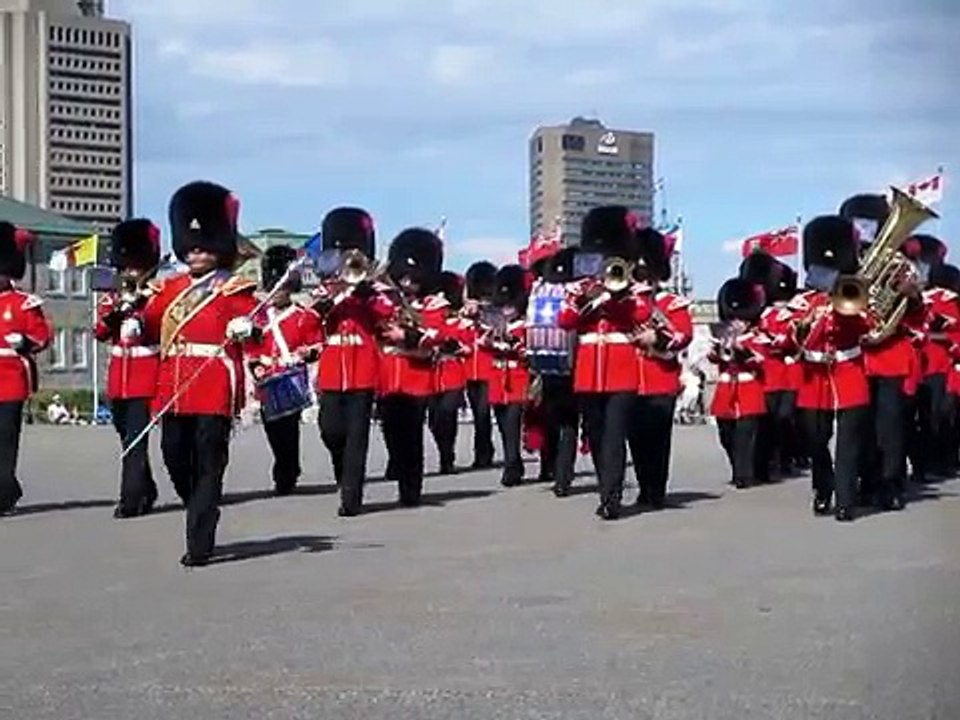 Changing of the Guard- Royal 22e Regiment-Citadelle .Québec City.2015