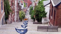 Les Escalies De Bueren Transformés En Cascade Vidéo