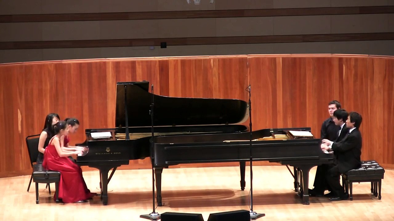 Piano 8 hands: Danse macabre. Aspen Music festival 2011