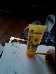 maluju fnaf foxy  a chica