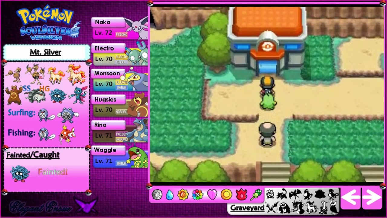 Pokemon SoulSilver Nuzlocke (kanto) Episode 22, Climbing for silver!