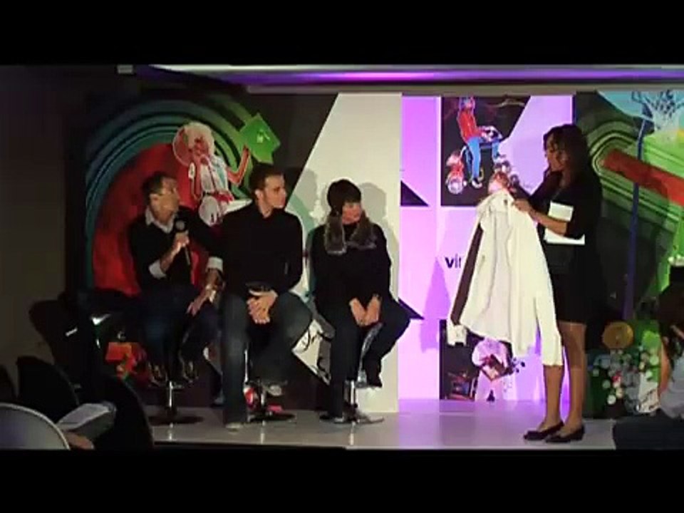 Miquita Oliver models Gordon Brown's shirt