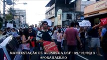 Manifestação de alunos da Universidade Gama Filho. #ForaGalileo
