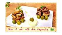 Casa Ficacci: Slices of beef with olive mayonnaise