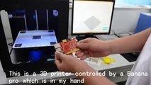 A high-tech 3D Printer Controled By Banana Pro-Diy Mini Computer same as Raspberry Pi