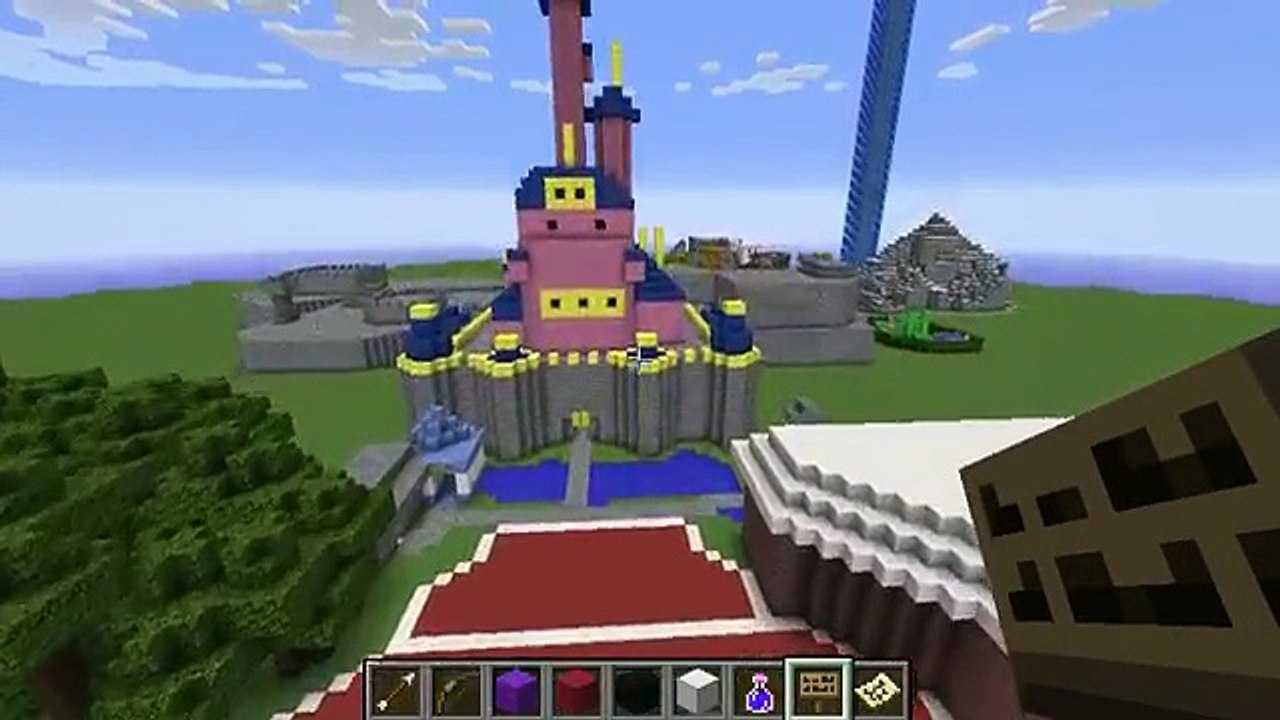 Minecraft disneyland epiode 10: pinochio's daring journey and snow white's scary adventures
