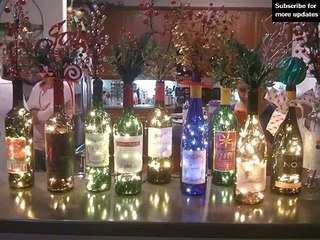 Wine Craft Glass Bottle | Home Decration Diy Picture Collection