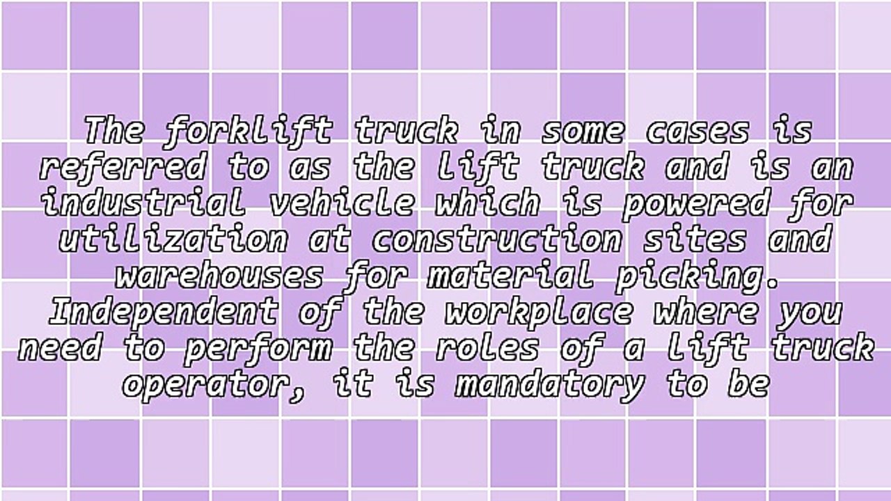 Importance Of Having A Forklift Certification