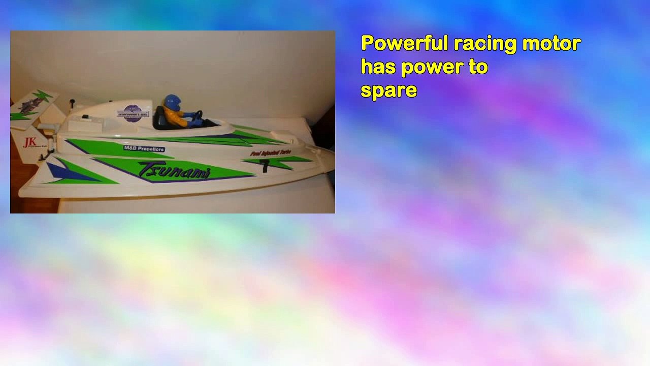 Radio Shack Nikko Remote Control Speed Boat Tsunami