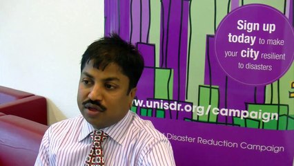 Piyush Ranjan Rout on the Making Cities Resilient Campaign