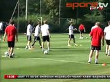 Beşiktaş'ta neşeli idman