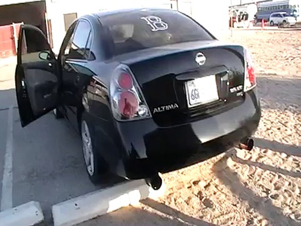 Jay's Loud Nissan Altima 3.5 Custom Exhaust