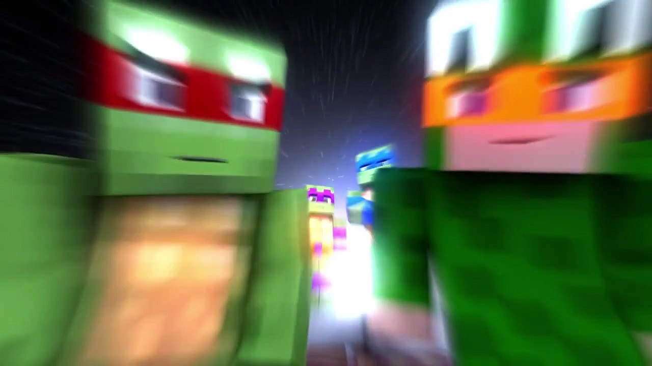Minecraft Parody   TEENAGE MUTANT NINJA TURTLES w   Little Kelly