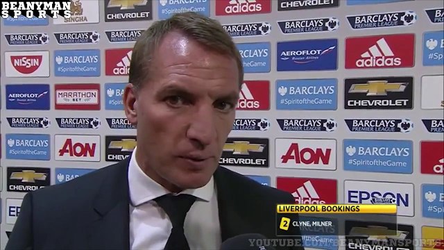 Man Utd 3-1 Liverpool - Brendan Rodgers Post Match Interview -