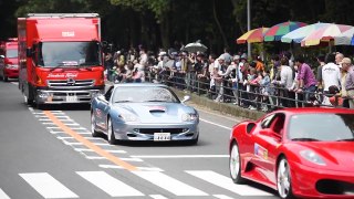 真にフェラーリを愛する者たちの集い-7 平成27年春の神武祭参道パレード