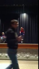 Boy gets forced to wear a wonder women outfit