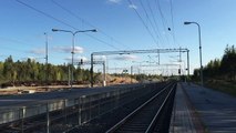 [VR] Pendolino service from Helsinki to Oulu passing Parkano station.