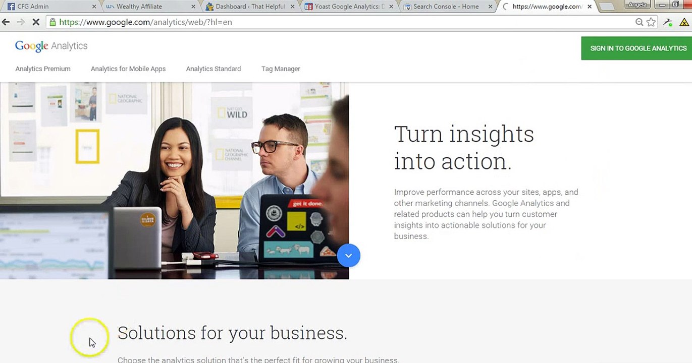 How to Verify with Google Analytics and Webmaster Tools