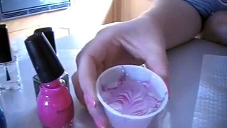 Quick and Easy water marble tutorial (nailart)