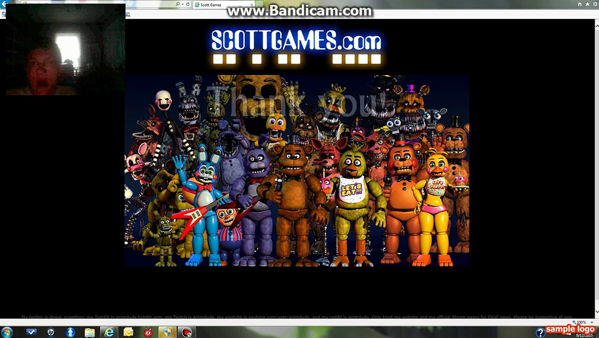 Five Nights At Freddys News Update To The Thank You Image On Scott Games Video Dailymotion