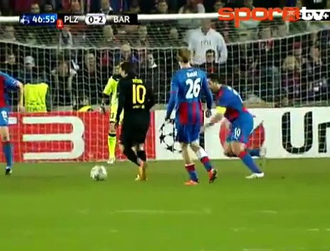 Messi Plzen'e çok 'Çek'tirdi! | Viktoria Plzen 0-4 Barcelona