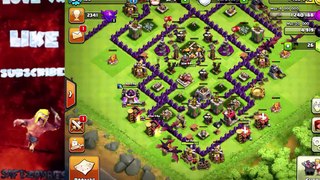 Clash of Clans - TOWN HALL 7 TITAN BASE! Live Attack Replays (Funny Moments)!