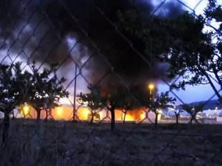 Incendio en las instalaciones de ACTECO en Ibi