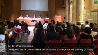 I Congreso Iberoamericano de Estudios Chinos, Barcelona