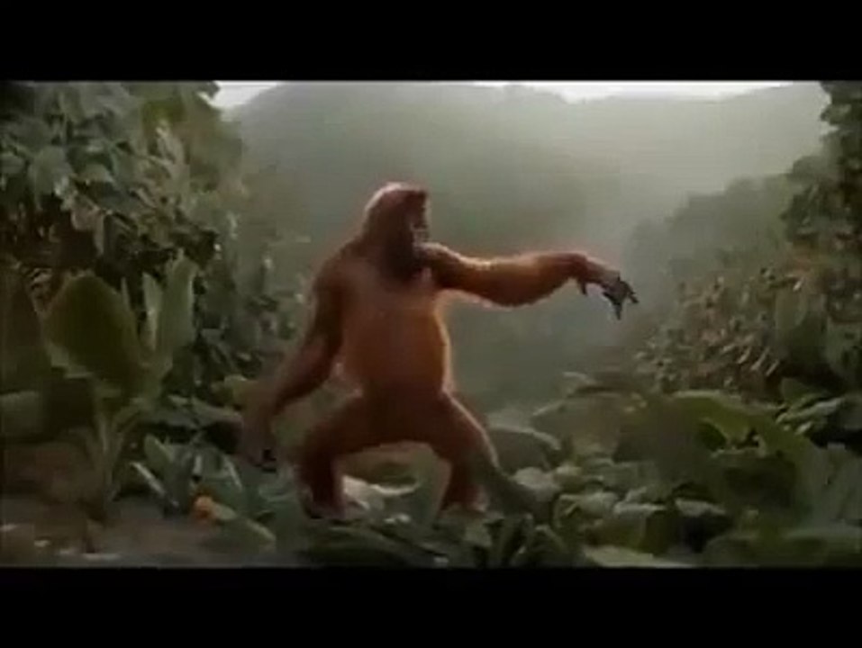 Funny monkey dancing
