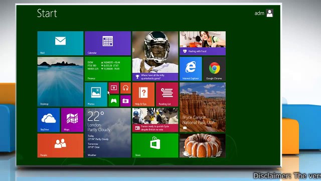 How to switch from Desktop mode to the Metro interface in Google™ Chrome on a Windows® 8.1 PC