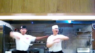 The dancing chef's of Ohsama Ramen Japanese Resto