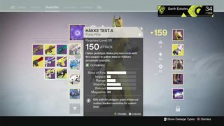 Destiny - The Taken King - Weapon Review - Hakke Test-A Pulse Rifle - Hidden Perk
