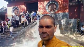Shifu Prabhakar Reddy in Teach Shaolin Temple Kung-fu Training in China Wushu Monk Camp