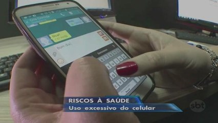 Uso excessivo de celular pode prejudicar a saúde