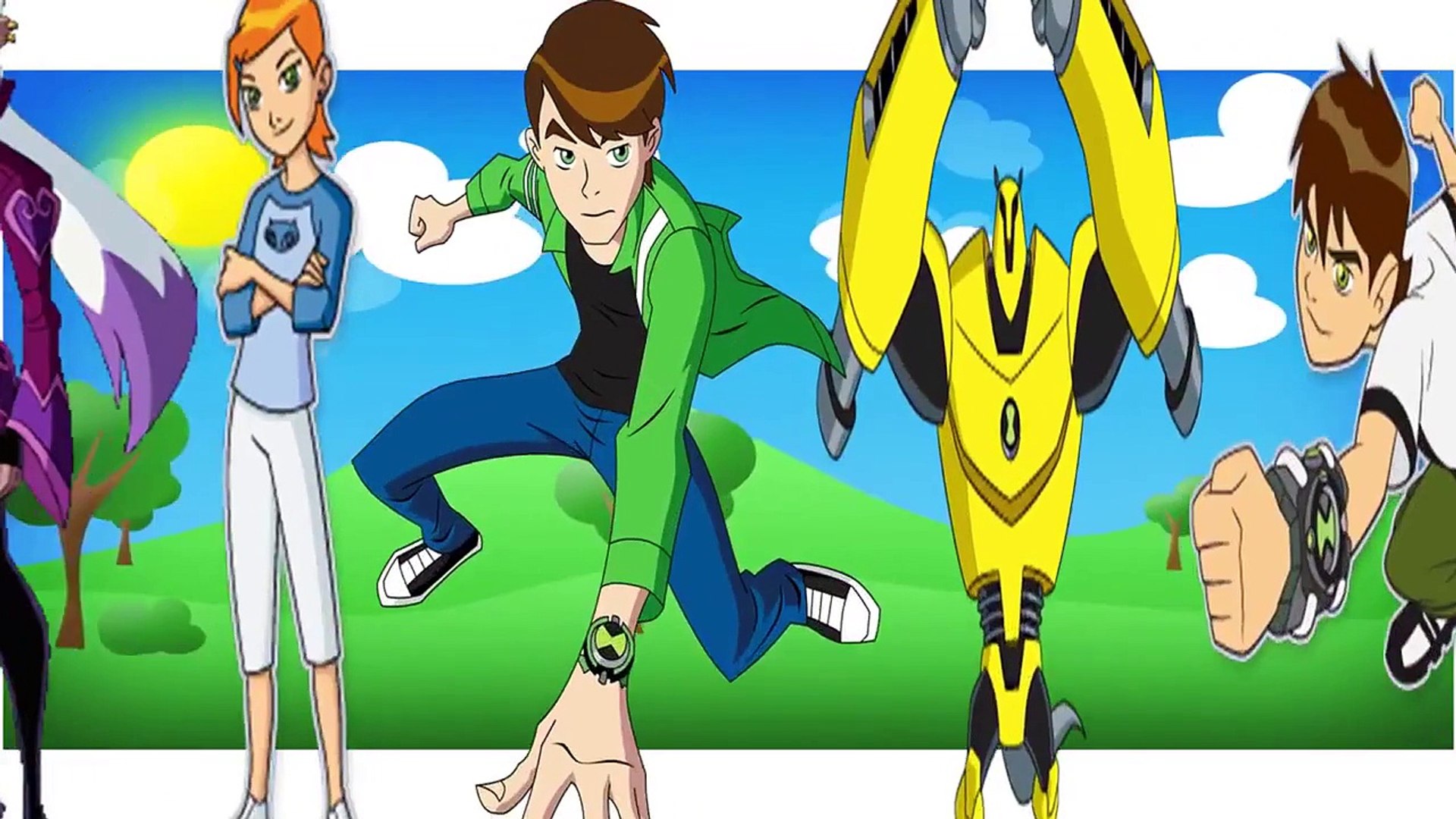 ⁣Ben 10 Finger Family Collection Ben 10 Cartoon Animation Nursery Rhymes For Children