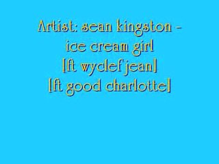 sean kingston ice cream girl