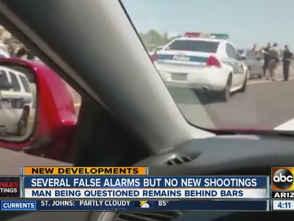 Several false alarms but no new shootings in Phoenix