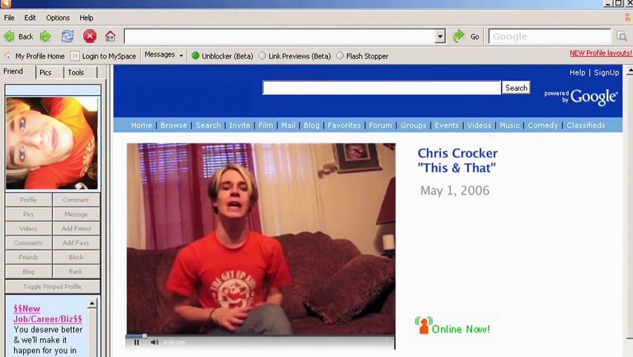 HBO Documentary Films: Me @ The Zoo - Chris Crocker Interview (HBO Docs)