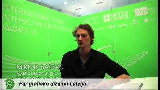 Intervija ar Miķeli Baštiku par dizaina grafiku Latvijā
