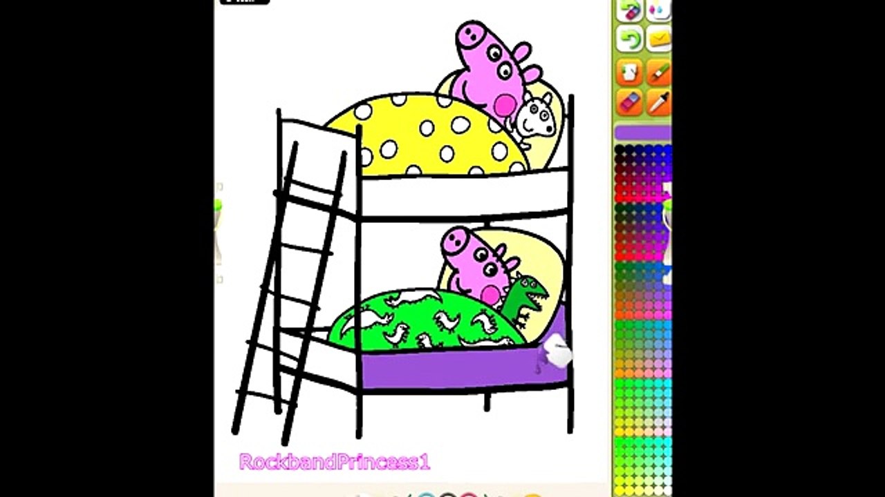 Peppa Pig Nick Jr Online Games Peppa Pig Painting Bunk Bed Game | nick jr games