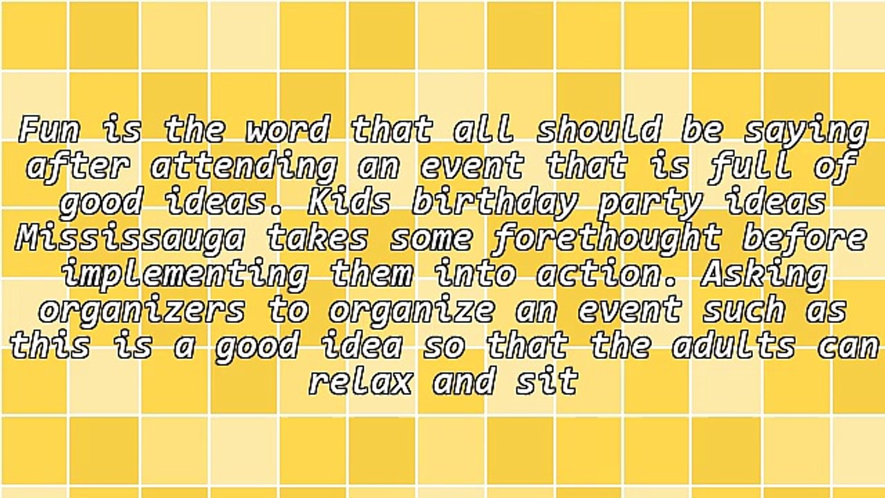 Parties And Kids Birthday Party Ideas Mississauga