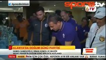 Galatasaray kampında doğum günü partisi!...