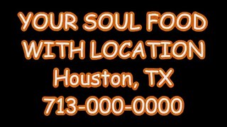 Soul Food Kashmere Gardens Houston TX  (713) 674-1244