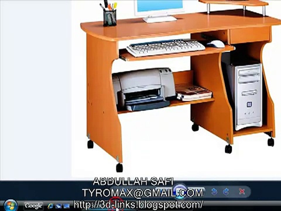 3D TUTORIAL- MODELING A COMPUTER TABLE PART-2