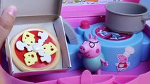 Peppa Pig Mini Pizzeria Chef Peppa Pig Play Doh Pizza Toys Review